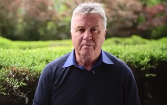 <거스히딩크 재단 홈페이지 영상 캡쳐>